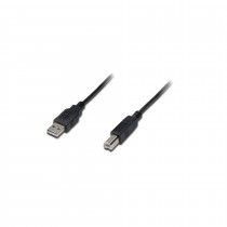 Digitus kabel USB A-B 5m črn dvojno oklopljen