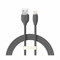 Baseus kabel USB/Lightning 1.2m 2.4A Silica gel črn CAGD000001