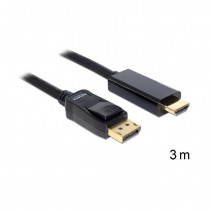 DisplayPort - HDMI kabel  3m Delock