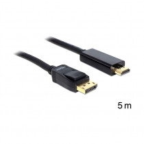 DisplayPort - HDMI kabel  5m Delock