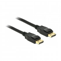 DisplayPort kabel 0,5m 4K 60Hz Delock črn