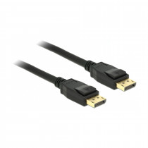 DisplayPort kabel 5m 4K 60Hz 21,6Gb/s Delock črn