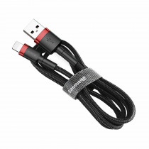 Kabel Apple USB/Lightning 2m 1.5A Cafule rdeč+črn Baseus