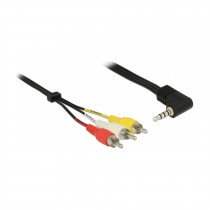 Delock kabel avd/vid 3.5M/4pinKotni-3x Chinch 1,5m 84724