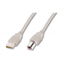 Kabel USB A-B  1,8m Digitus dvojno oklopljen siv
