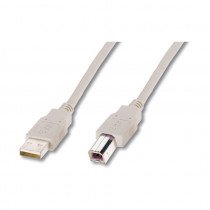 Digitus kabel USB A-B 1,8m siv dvojno oklopljen
