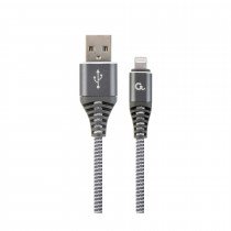 Kabel Apple USB/Lightning 2m bombažna zaščita siv Cablexpert