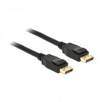 DisplayPort kabel 0,5m 4K 60Hz Delock črn