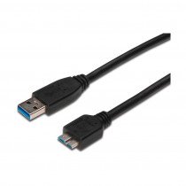 Digitus kabel USB 3.0 A-B mikro 1m črn