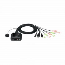 ATEN KVM stikalo 2x1 mini DP/USB TipC s kabli CS52DP
