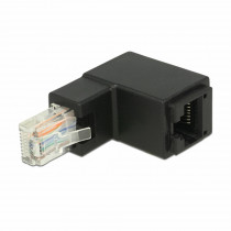 Delock adapter RJ45 CAT.6 UTP kotni  90° 86424