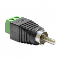 Konektor RCA M terminal block Delock