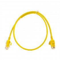 Leviton patch UTP CAT.6 0,6m rumen 3,8mm HighFlex 133-6H460-02Y