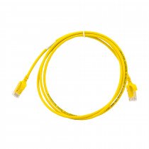 Leviton patch UTP CAT.6 3m rumen 3,8mm HighFlex 138-6H460-10Y