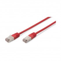 Digitus patch SFTP CAT.5e  3m rdeč