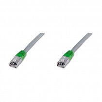 Digitus patch crossover FTP CAT.5e  2m zelen/siv