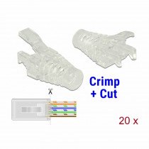 Delock protiprašna zaščita za RJ45 konektorje Crimp & Cut pak/20 86455