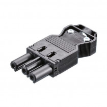 Bachmann napajalni konektor GST 18/3 M črn 375.505