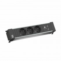 Bachmann POWER FRAME vgradni razdelilec 262mm 3x220V, 2xUSB 916.173