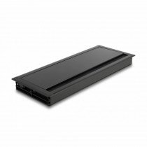 Delock pokrov za odprtine kablov 300x120x28mm črn 66859
