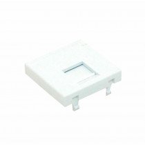 SIMC 45x45 modul protiprašni 1xRJ45 bel K45