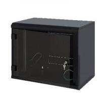 Triton kabinet zidni  9U 600x400 500 črn sestavljen