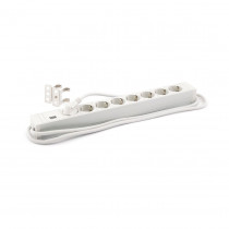 Bachmann razdelilec rack 8x220V PVC 2m siv 333.601