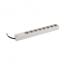 Bachmann razdelilec rack 8x220V siv brez kabla* 333.416