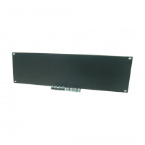 Triton slepi panel 3U rack črn