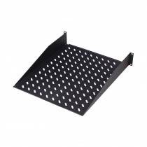 Digitus polica rack 2U 370mm - 20kg črna DN-19 TRAY-2-SW