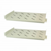 DATECH polica za zidni kabinet 450/600mm 2kos siva 2001130401