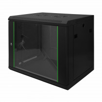 Digitus zidni kabinet  9U 505 600x450 črn sestavljen DN-19 09-U-EC-SW