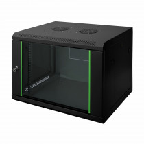 Digitus zidni kabinet 12U 638 600x450 črn sestavljen DN-19 12-U-EC-SW