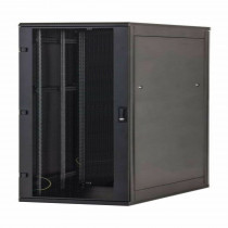 Triton kabinet 18U 900 600x900 črn N8 sestavljen perforirana vrata