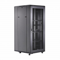 DATECH kabinet 42U 2055 800x1000 črn perf. vrata sp./zd.+polica DT3.8042.9001