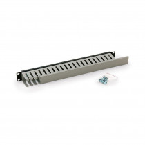 Triton organizator 1U rack s pokrovom - enostranski črno/siv