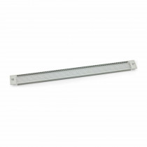 Triton slepi panel perforiran 1U rack siv
