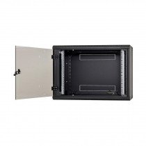 Triton kabinet zidni  6U 600x400 370 črn sestavljen