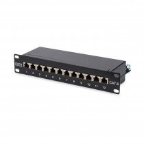 Digitus 250mm panel 12-port CAT.6 1U FTP DN-91612S