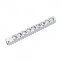 Bachmann razdelilec rack 9x220V ALU 3m siv 333.4047
