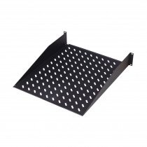 Digitus polica rack 2U 370mm - 20kg črna DN-19 TRAY-2-SW
