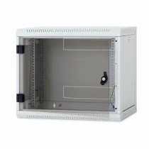 Triton kabinet zidni 12U 635 600x400 siv sestavljen snemljive stranice
