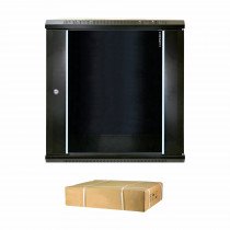 DATECH zidni kabinet 12U 635 600x450 črn + polica DP.6412.9001