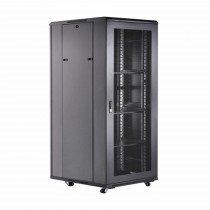DATECH kabinet 42U 2055 800x1000 črn perf. vrata sp./zd.+polica DT3.8042.9001