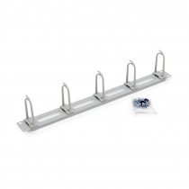 Triton organizator 1U rack 30x65mm z luknjami siv