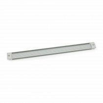 Triton slepi panel perforiran 1U rack siv