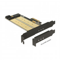 Delock kartica PCIe kontroler  x4 1xM.2 NVMe + 1xM.2 NGFF + Low Profile