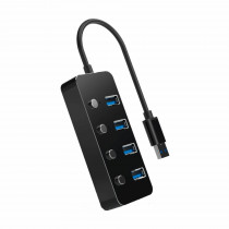 Gembird hub USB 3.1 4xA s stikali UHB-U3P4P-01