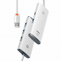 Baseus hub USB 3.2 4xTipA 25cm bel WKQX030002