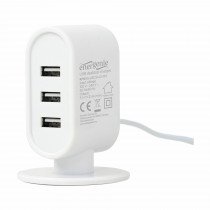 Polnilec USB 3xA 3.1A namizni Energenie bel